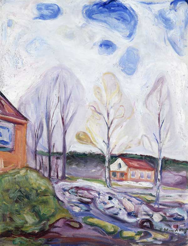 Frühjahr, Åsgårdstrand a Edvard Munch