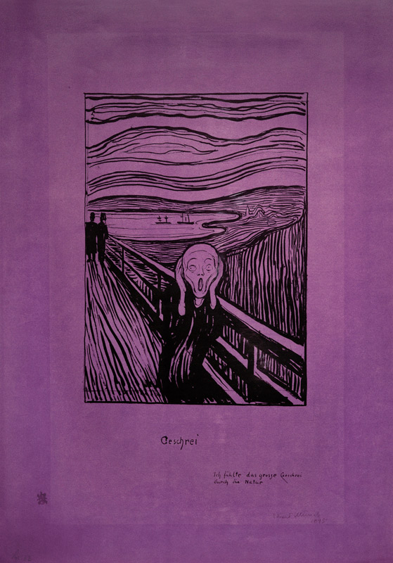 The Scream a Edvard Munch
