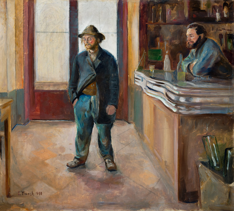 In the Tavern a Edvard Munch