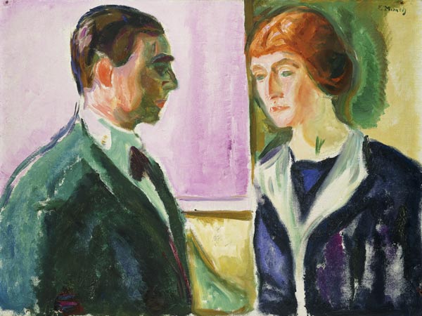 Käthe and Hugo Perls a Edvard Munch