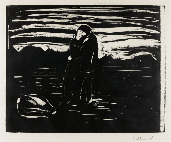 Kiss in the Field a Edvard Munch