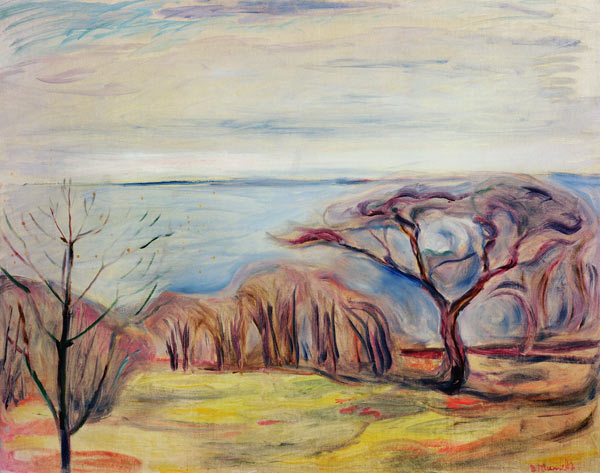 Landscape a Edvard Munch