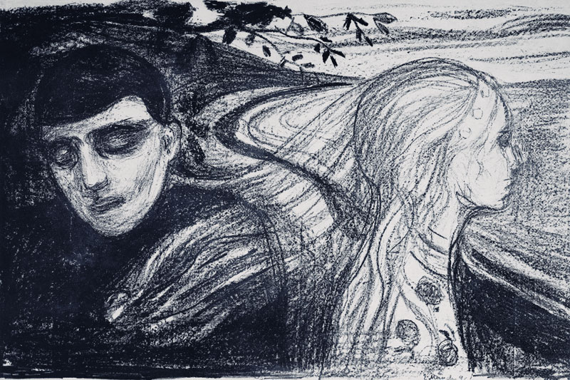 Loslösung II a Edvard Munch