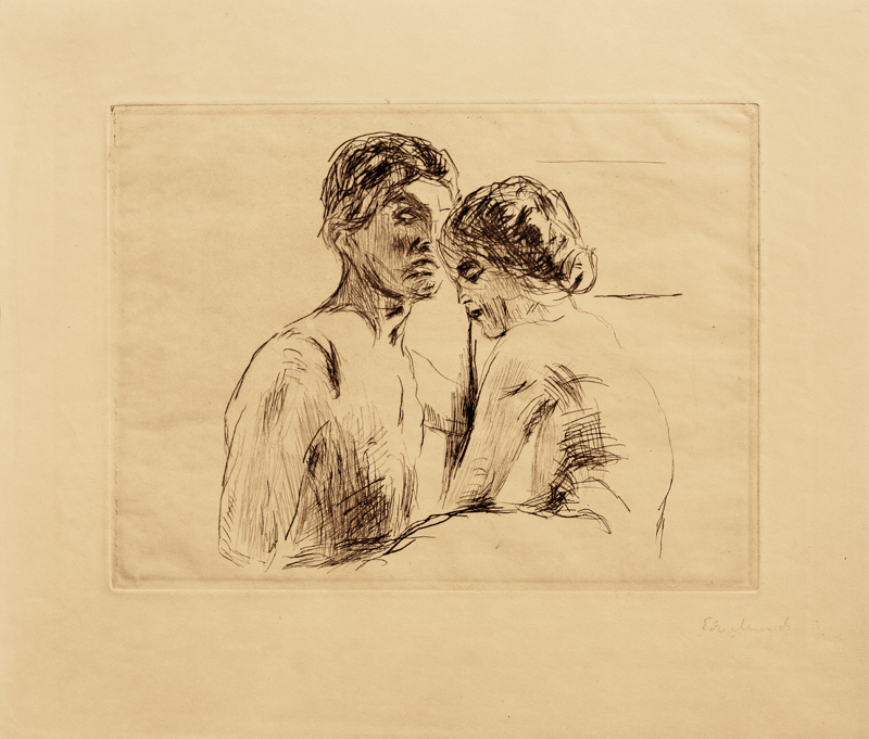 Mann und Frau a Edvard Munch