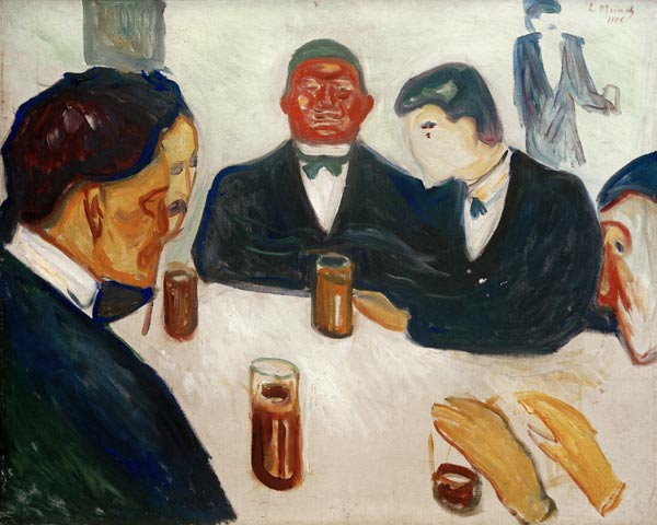 Men Drinking a Edvard Munch