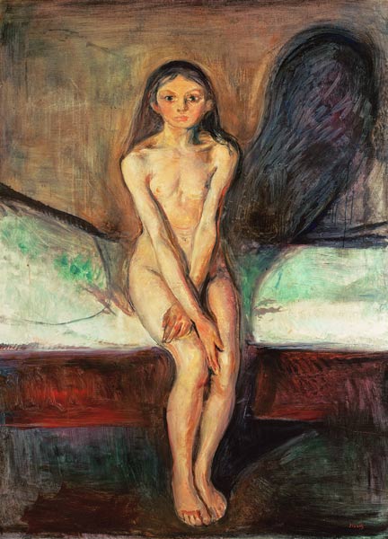 Puberty a Edvard Munch