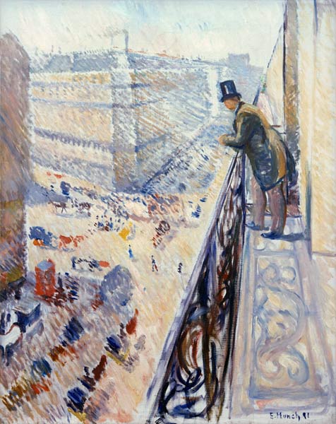 Rue Lafayette a Edvard Munch