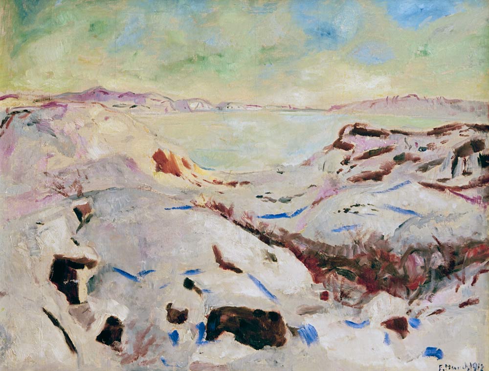 Winter in Kragerö a Edvard Munch