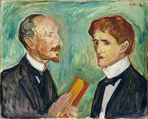 Albert Kollmann (1857-1915) and Sten Drevsen a Edvard Munch