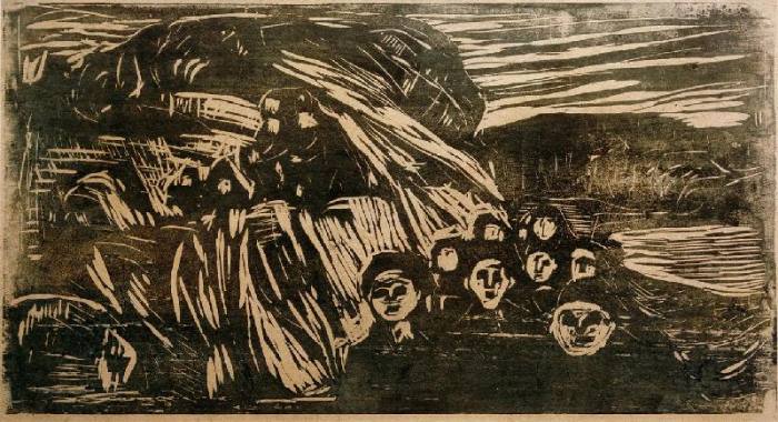 Angst a Edvard Munch