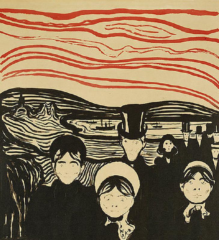 Angstgefühl a Edvard Munch