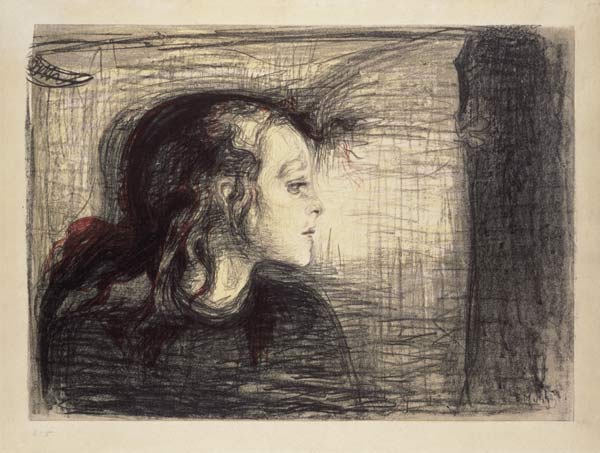 The sick Girl a Edvard Munch