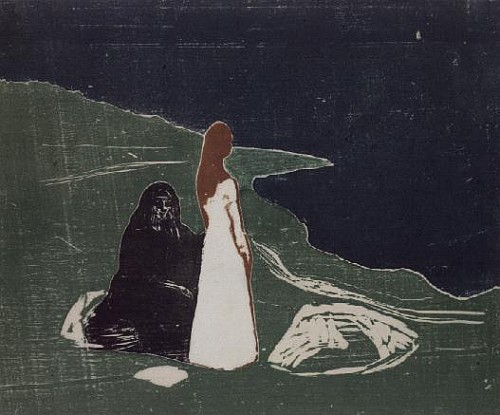 Deathcamp or Death throes  a Edvard Munch