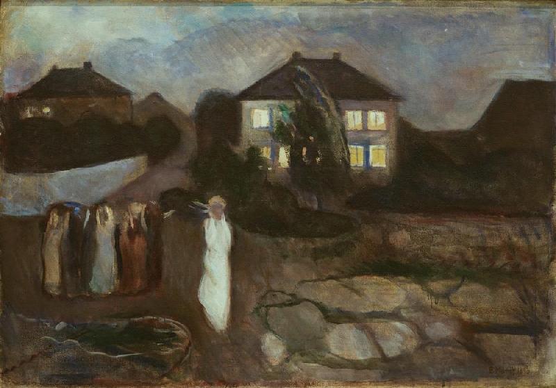 The Storm a Edvard Munch