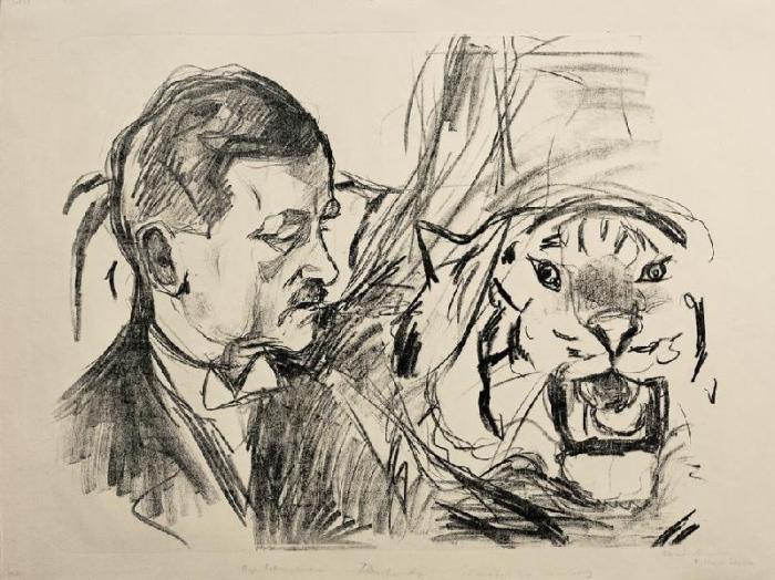 Der Tigerbändiger Richard Sawade a Edvard Munch