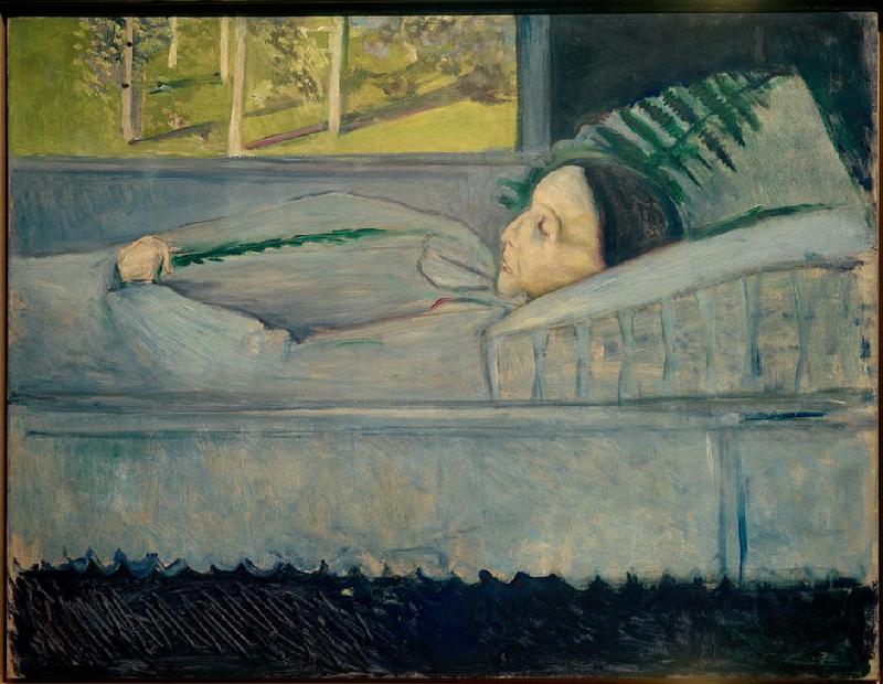 Death and Spring a Edvard Munch