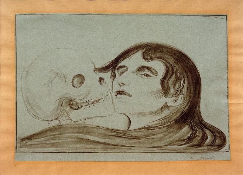 The Kiss of Death a Edvard Munch
