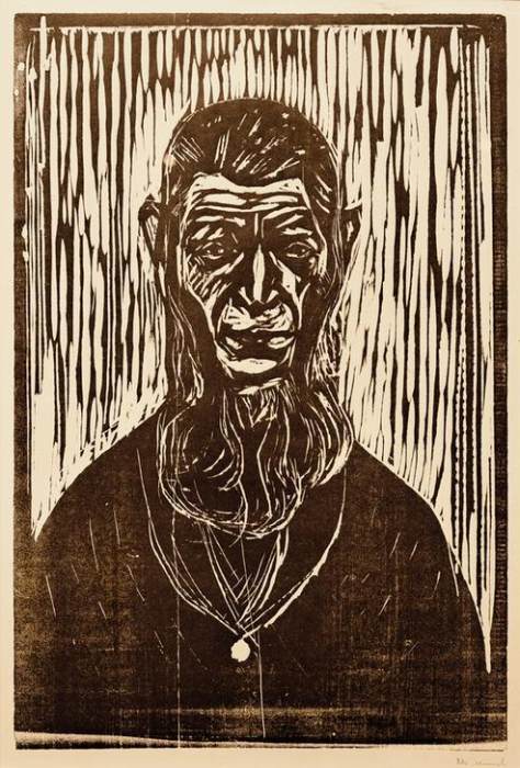 Der Urmensch a Edvard Munch