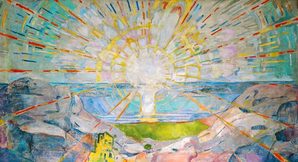 The Sun a Edvard Munch