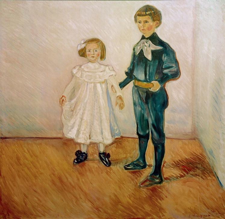 Die Esche-Kinder a Edvard Munch