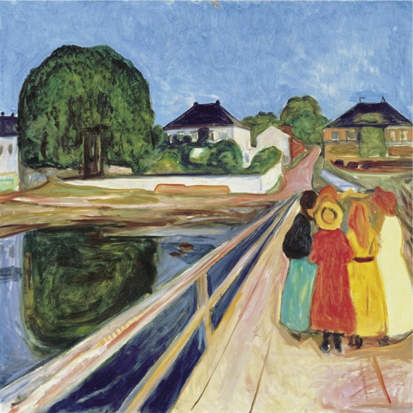 Girls on the bridge a Edvard Munch