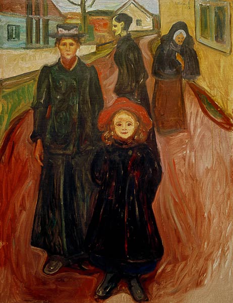 The Four Ages of Life a Edvard Munch