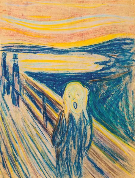 Der Schrei a Edvard Munch