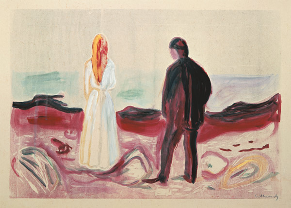 The Lonely Ones a Edvard Munch