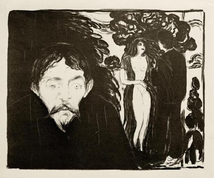 Jealousy II a Edvard Munch