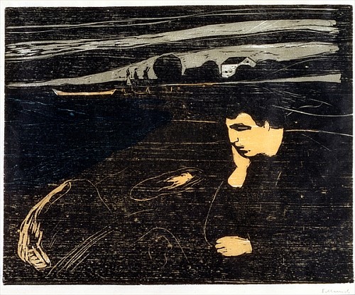 Evening a Edvard Munch