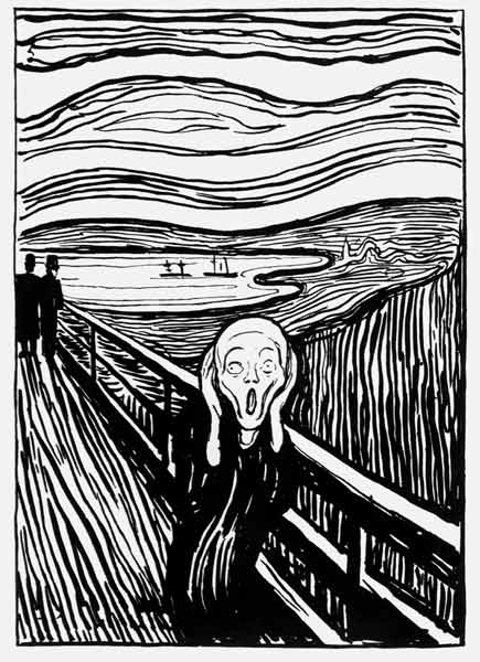 Screaming a Edvard Munch