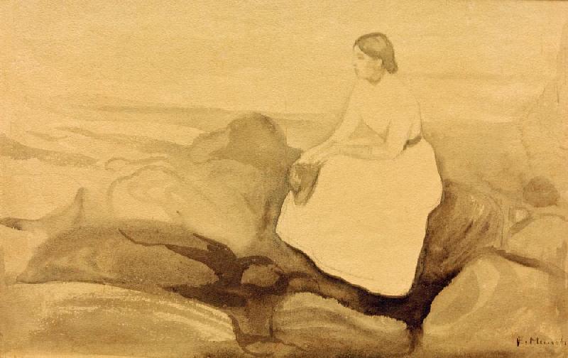 Inger on the Beach a Edvard Munch