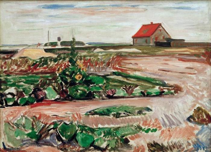 Landscape near Travemünde a Edvard Munch