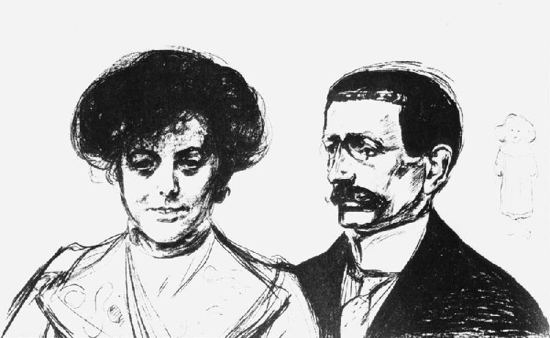 Leistikow and Wife a Edvard Munch