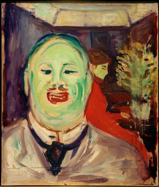 Portrait of Hendrik Lund a Edvard Munch