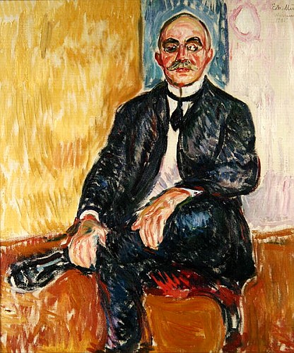 Portrait of Gustav Schiefler  a Edvard Munch