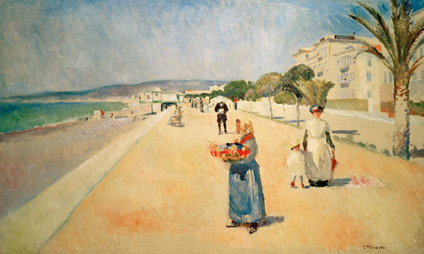 Promenade des Anglais, Nice a Edvard Munch