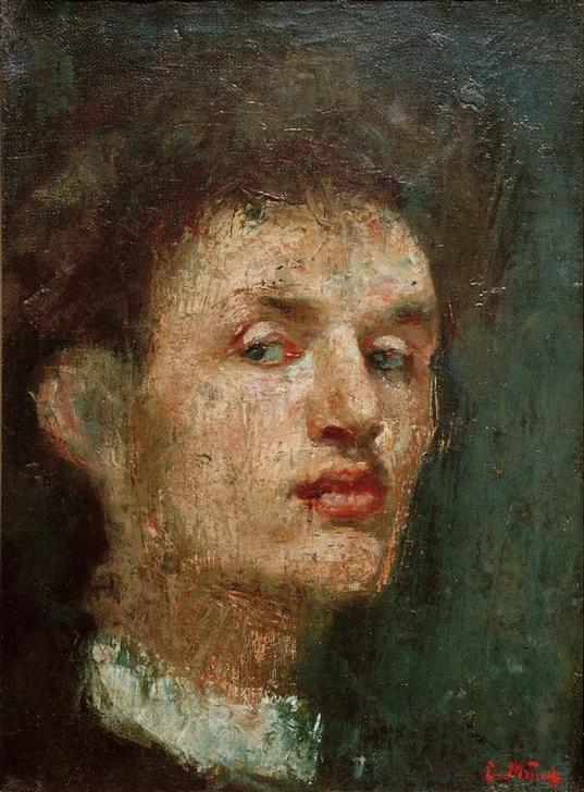 Munch, Self portrait a Edvard Munch