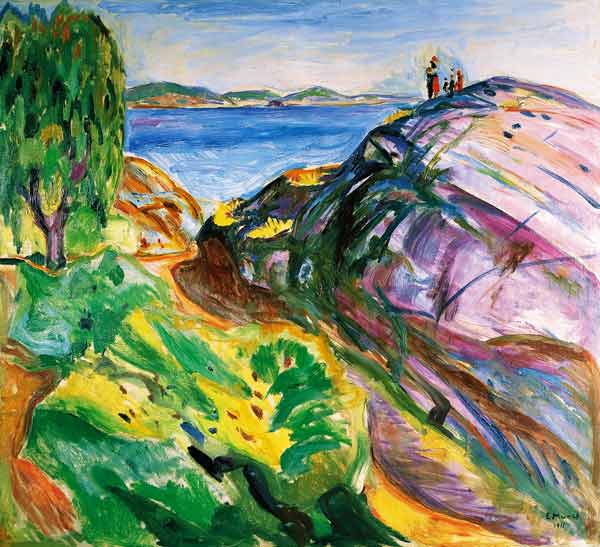 Sommer an der Küste, Krager (Sommer ved kysten) a Edvard Munch