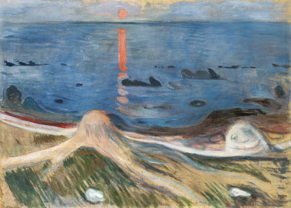 Beach mysticism a Edvard Munch