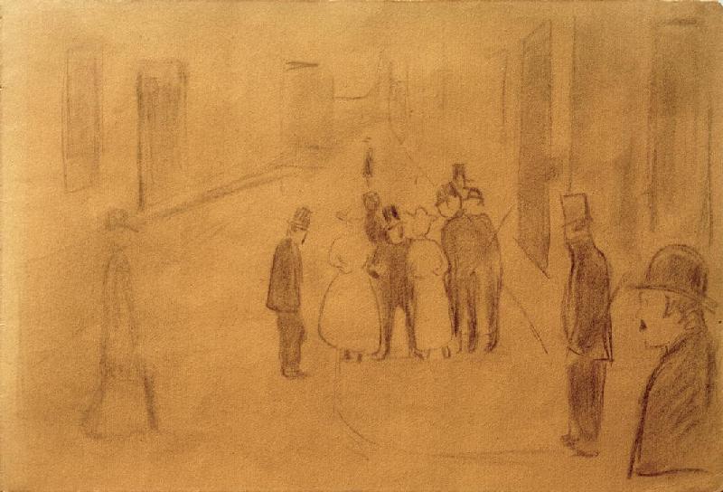 Street Scene a Edvard Munch
