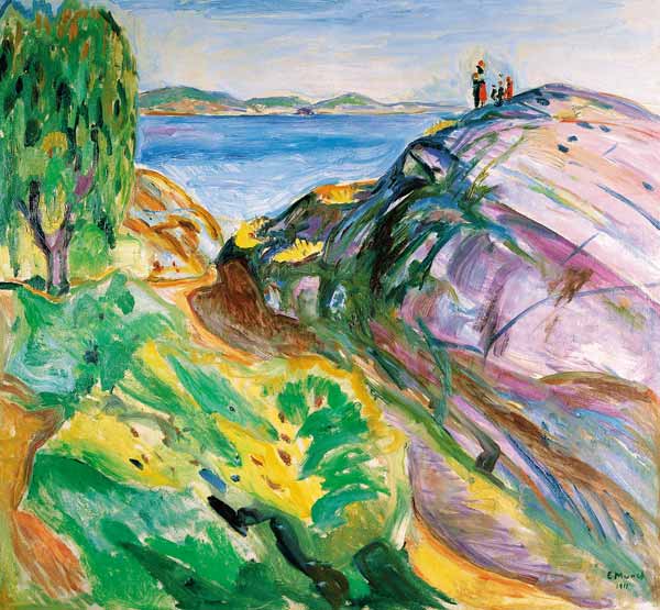 Summer by the Sea a Edvard Munch