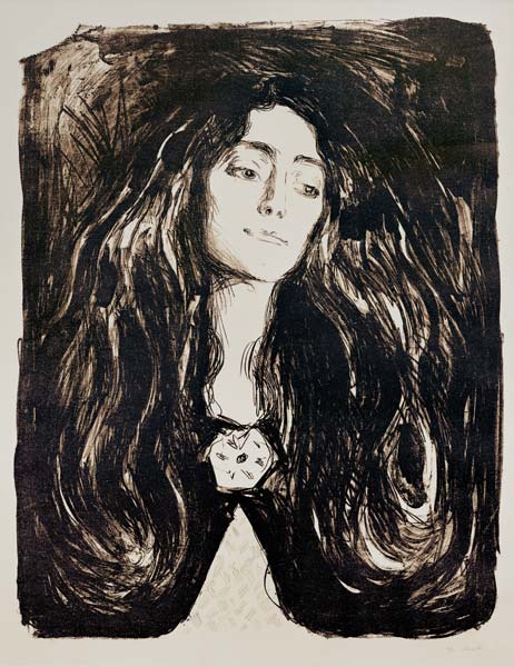The Brooch, Eva Mudocci a Edvard Munch