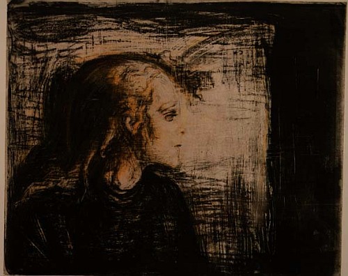 The Sick Girl  a Edvard Munch