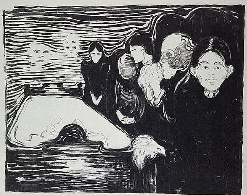 Todeskampf. a Edvard Munch