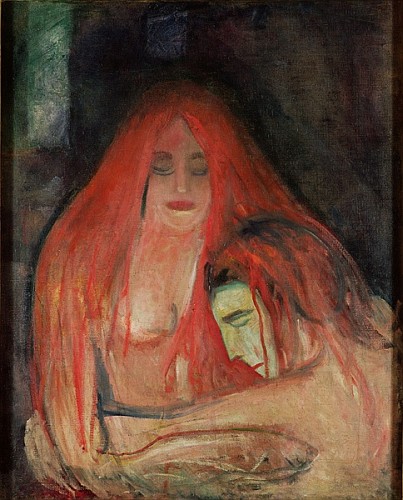 Vampire a Edvard Munch