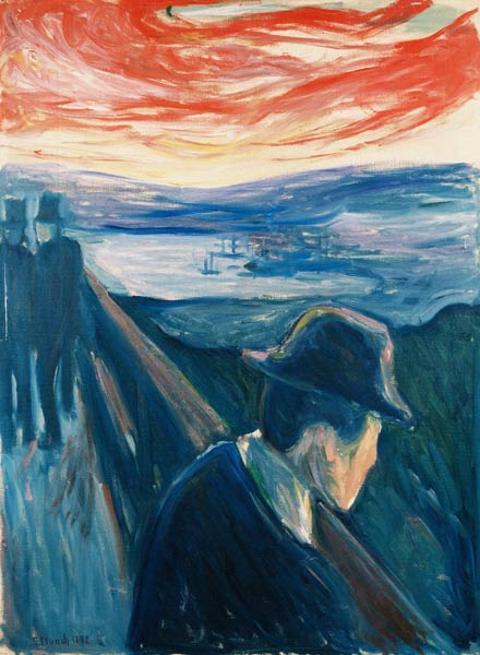 Disperazione (1892) a Edvard Munch