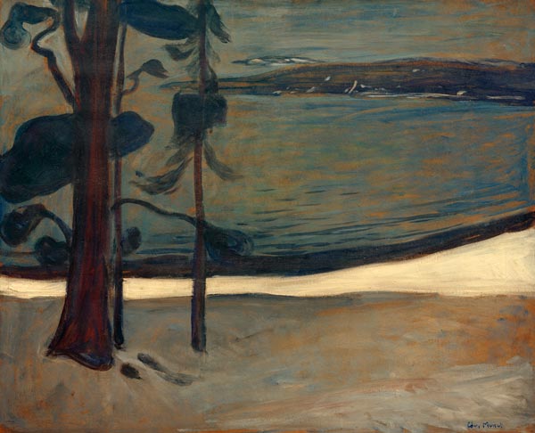 Winter in Nordstrand a Edvard Munch