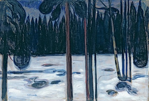 Winter Landscape  a Edvard Munch