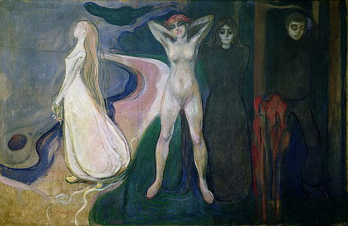 Woman in three stages  a Edvard Munch